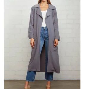Rachel Pally Linen Cary Trench in Smoke